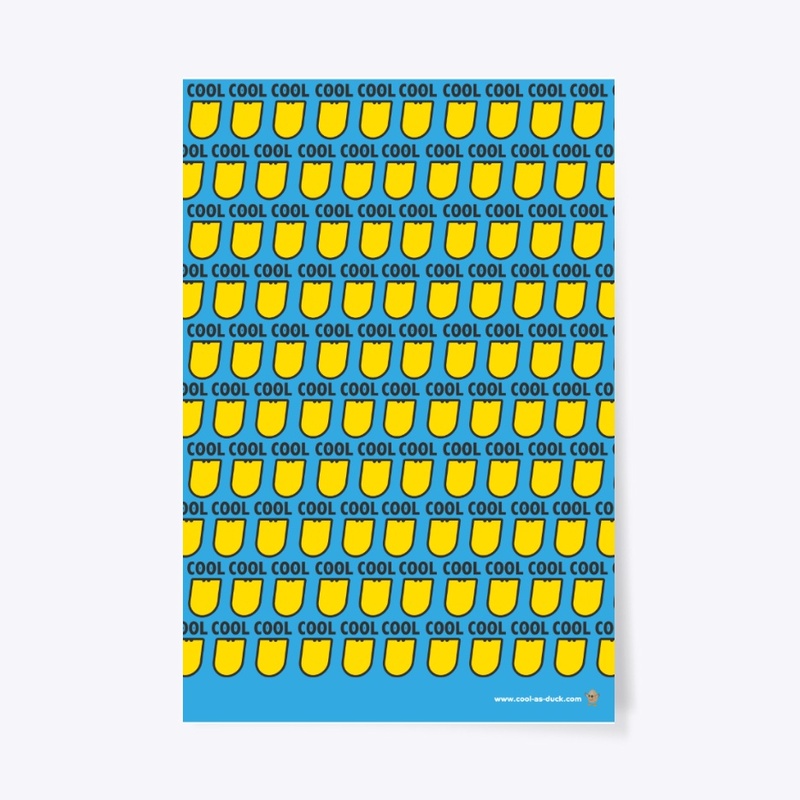 Cool As Duck Logo Poster