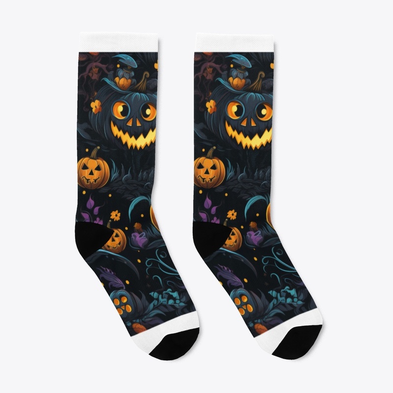 Hallo Halloween Crew Socks