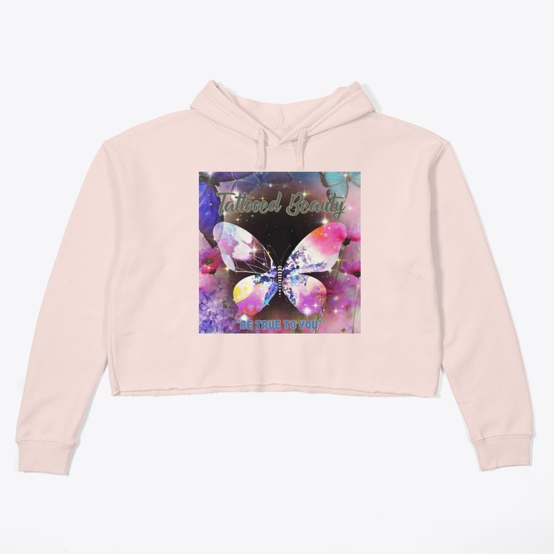 "Tattooed Beauty" Cropped Sweatshirt