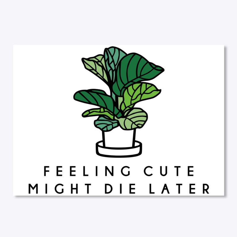 Fiddle Leaf Fig Sticker