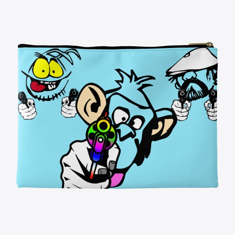 HOLD UP Blue Accessory Pouch