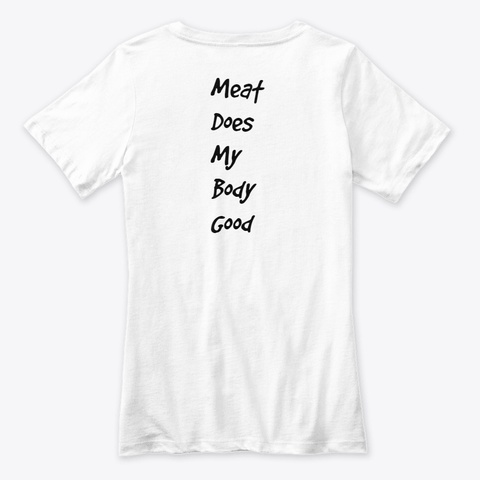 Carnivore T White T-Shirt Back