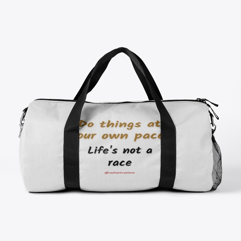 Life isn't a race