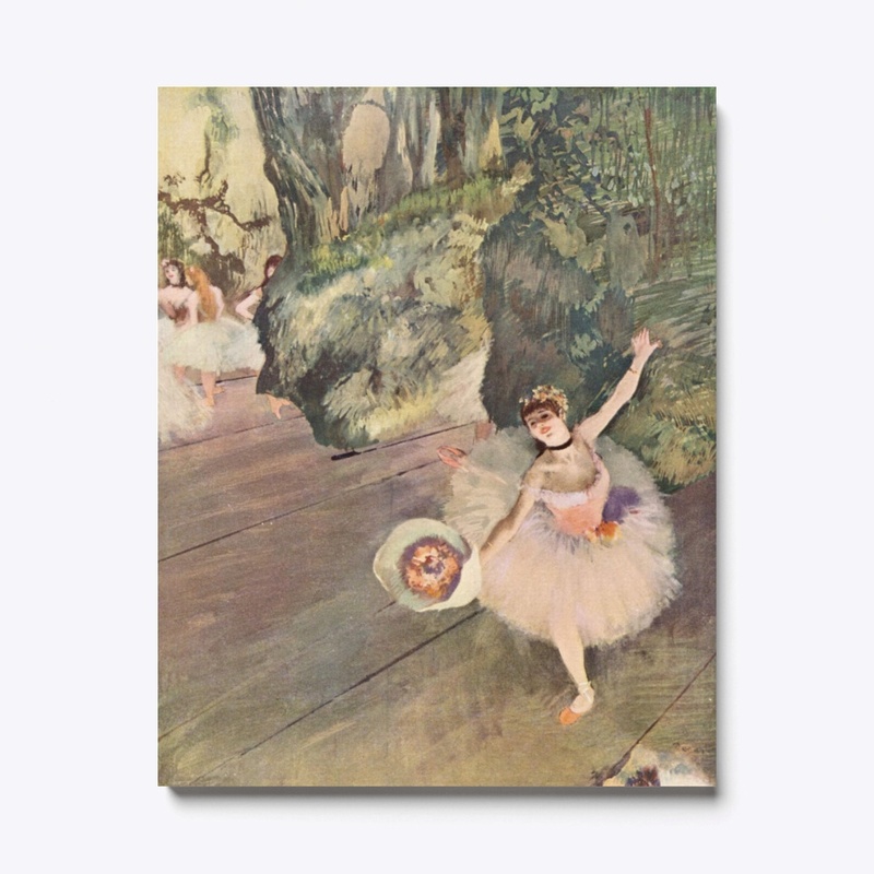 Dancer with a Bouquet of Flowers Degas