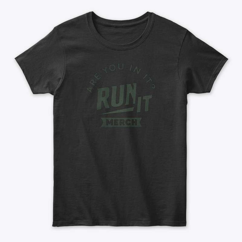 Retro Run It Merch Logo tee