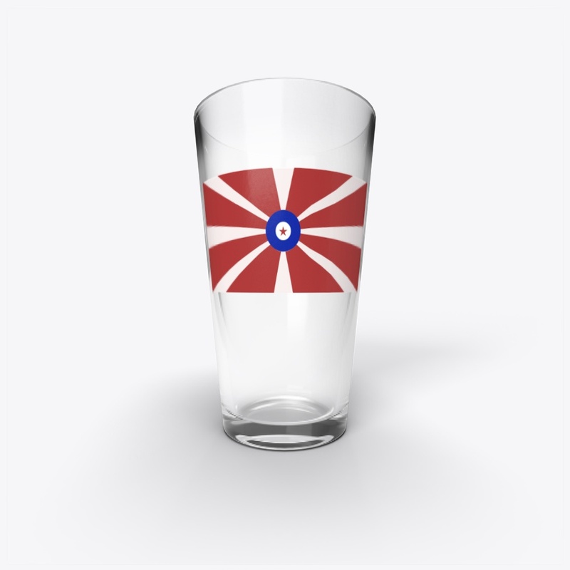 Judas Flag Pint Glass