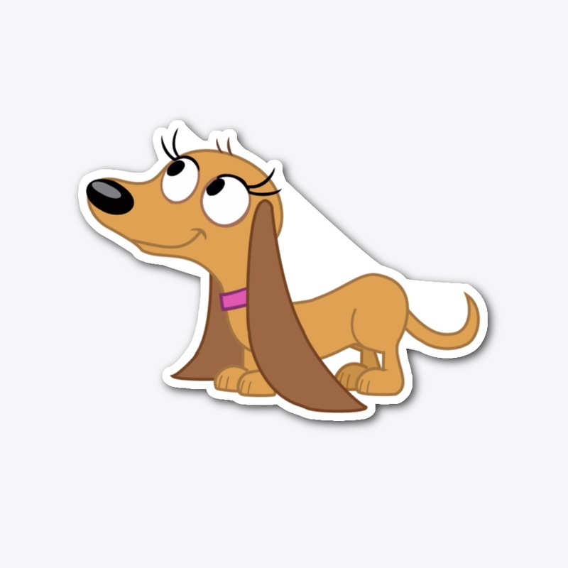 Cute Babygirl Wiener Sticker