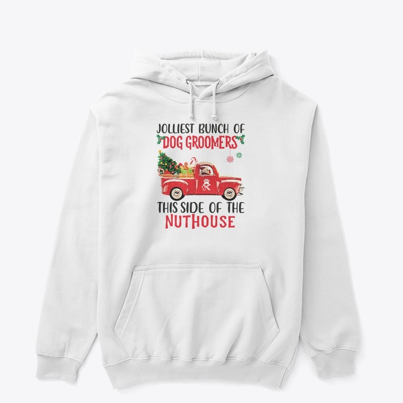 Dog Groomer Christmas Hoodie