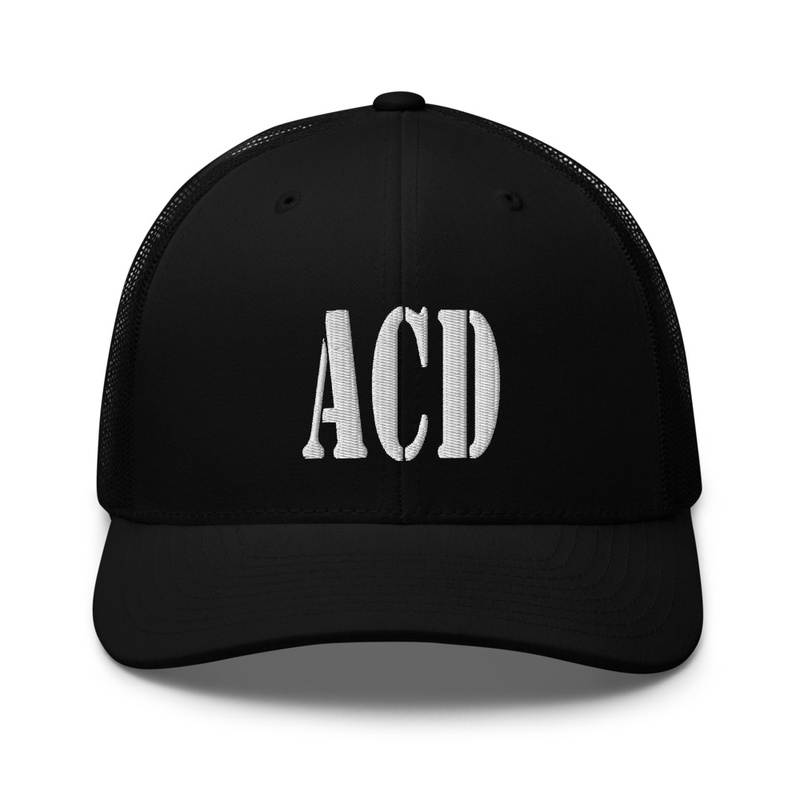 ACD - INITIALS TRUCKER CAP