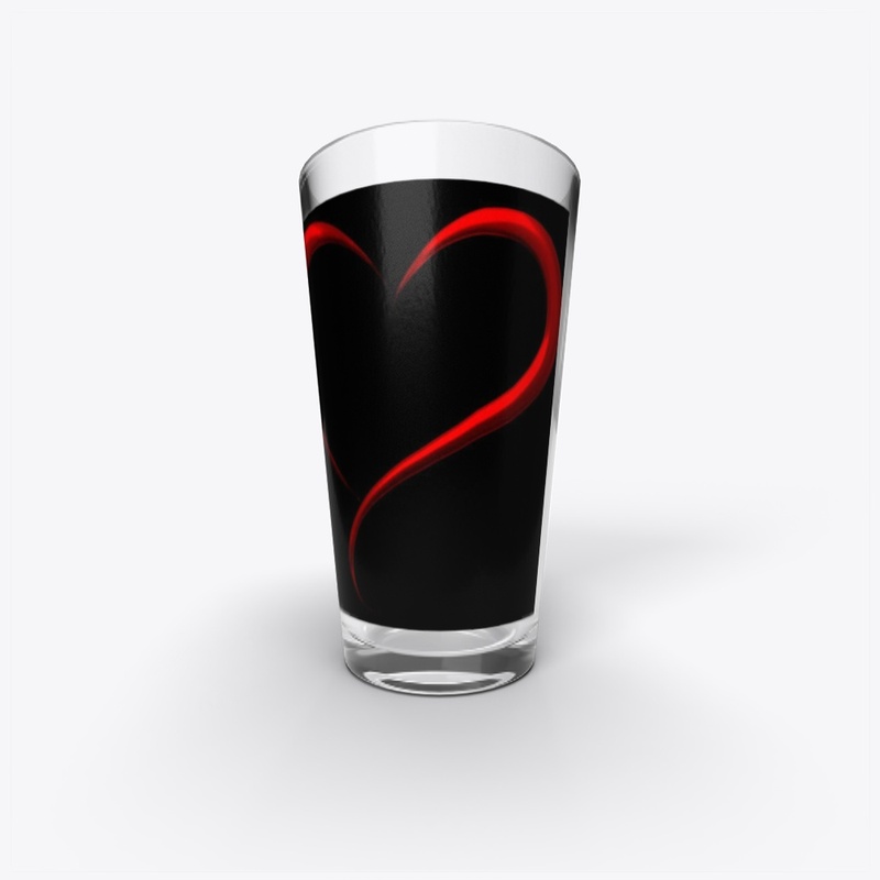 Heart sticker  Mug
