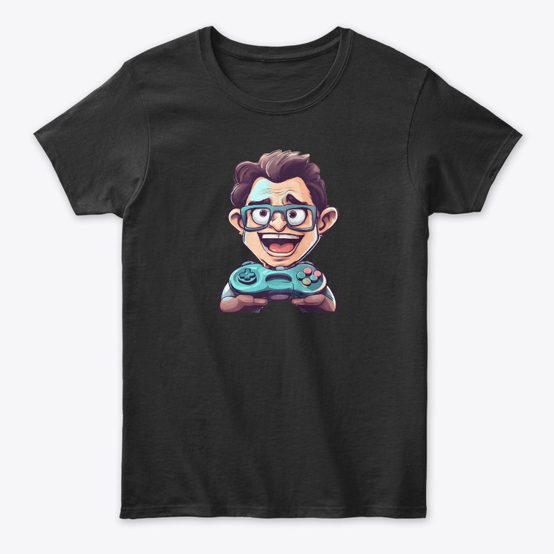 Cartoon Video Gaming T-shirt Design