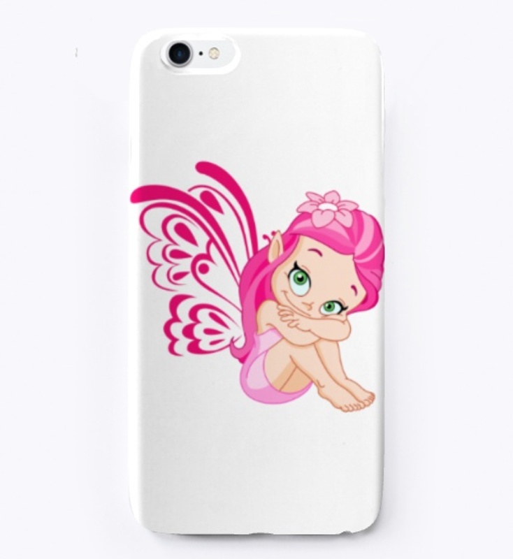 Cute Pink Fairy Butterfly Girl 