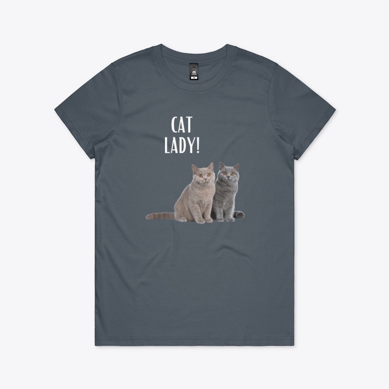 COOL CAT LADY TSHIRT