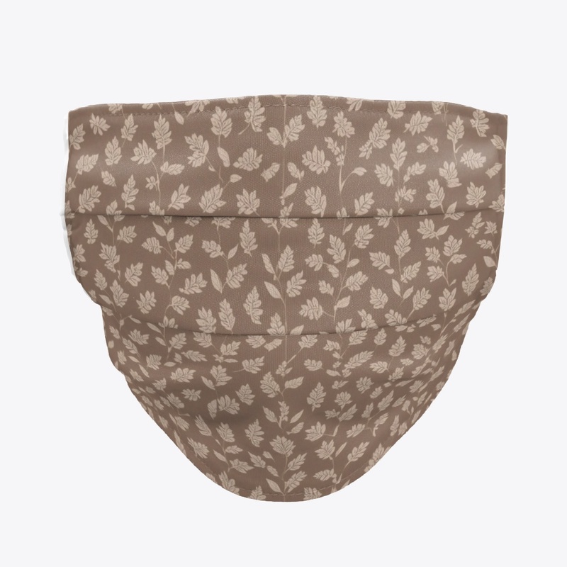 Brown leaves pattern