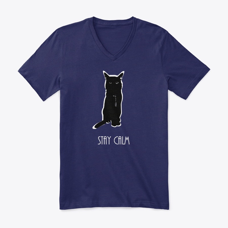 Grumpy Black Cat