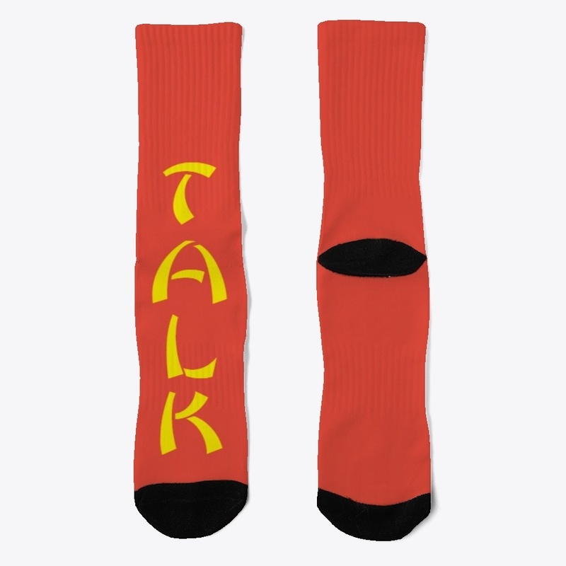 'TALK' zip Hoodie