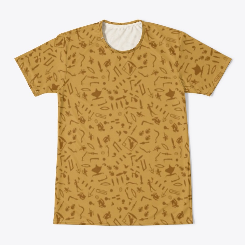 Brown Egyptian  Ornate Men's Jersey