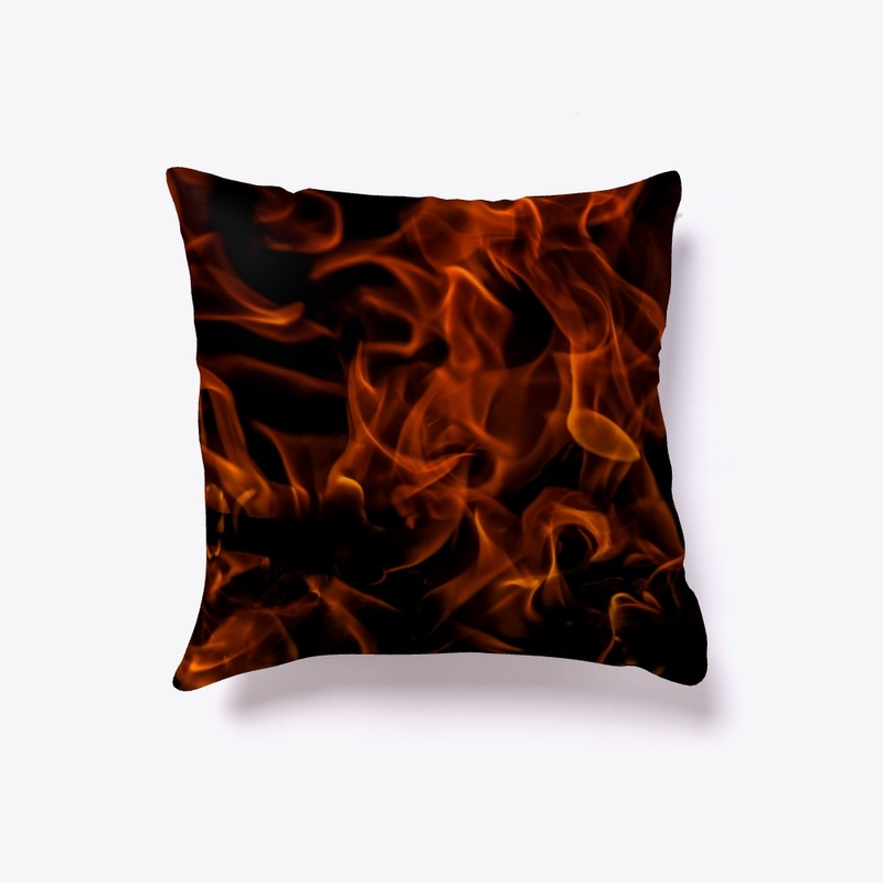 Blazing Fiery Warm Campfire