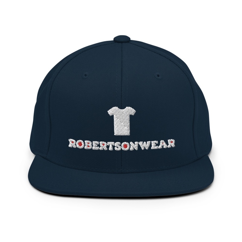 RobertsonWear Black SnapBack Hat