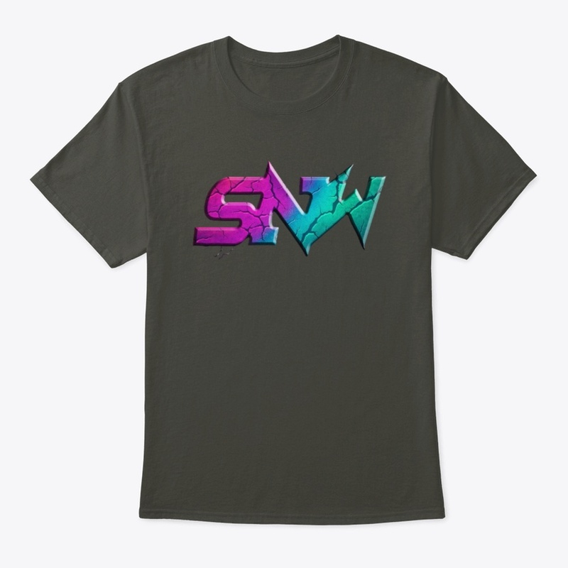 cracked neon snw logo