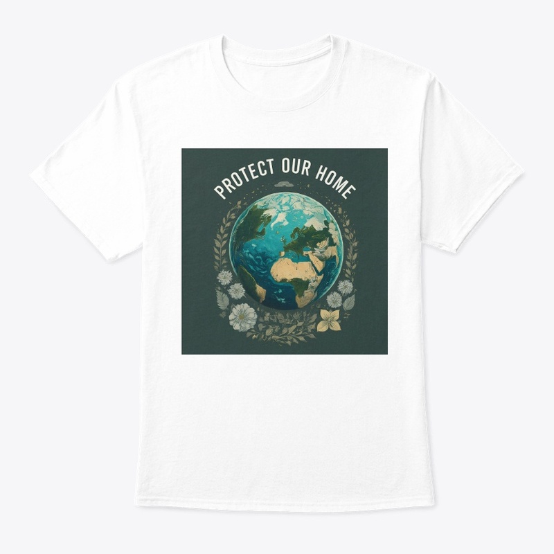 Environmental Message with Planet Earth