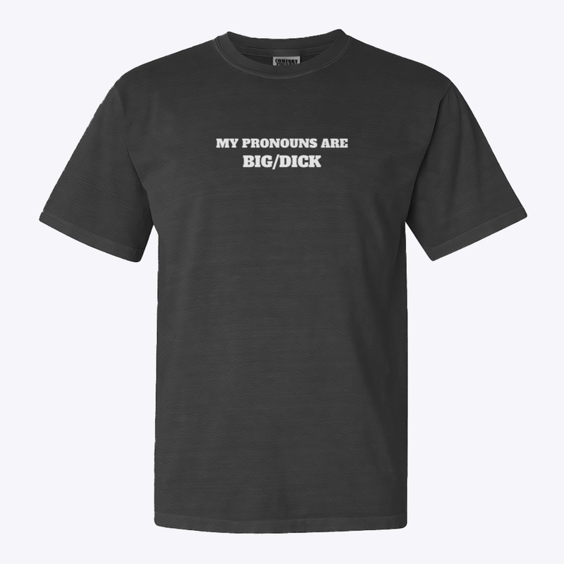 MY PRONOUNS ARE BIG/DICK