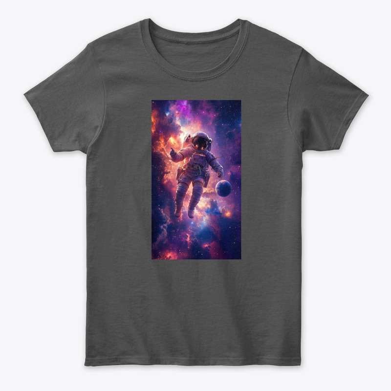 Astronaut Fly To The Universe