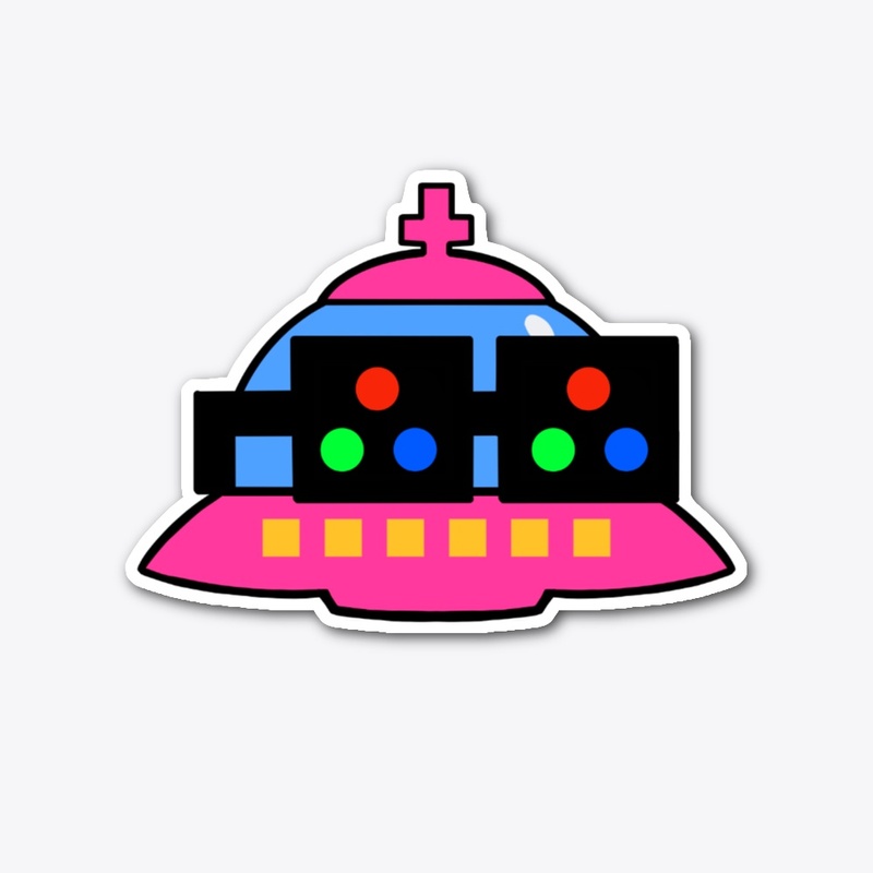 UFO Noundles Sticker