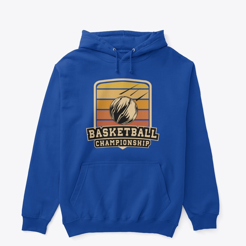 Vintage Retro Basketball Silhouette