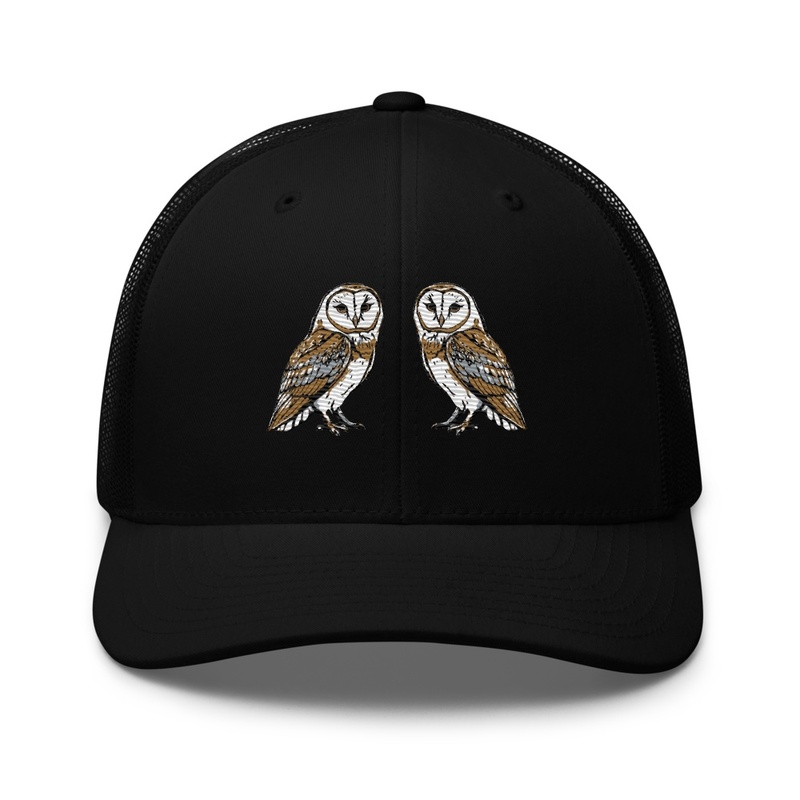 Barn Owls Embroisered Trucker Hat