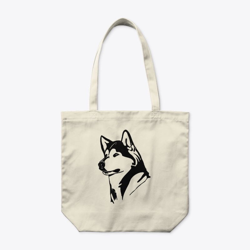 Husky dog lovers mascot