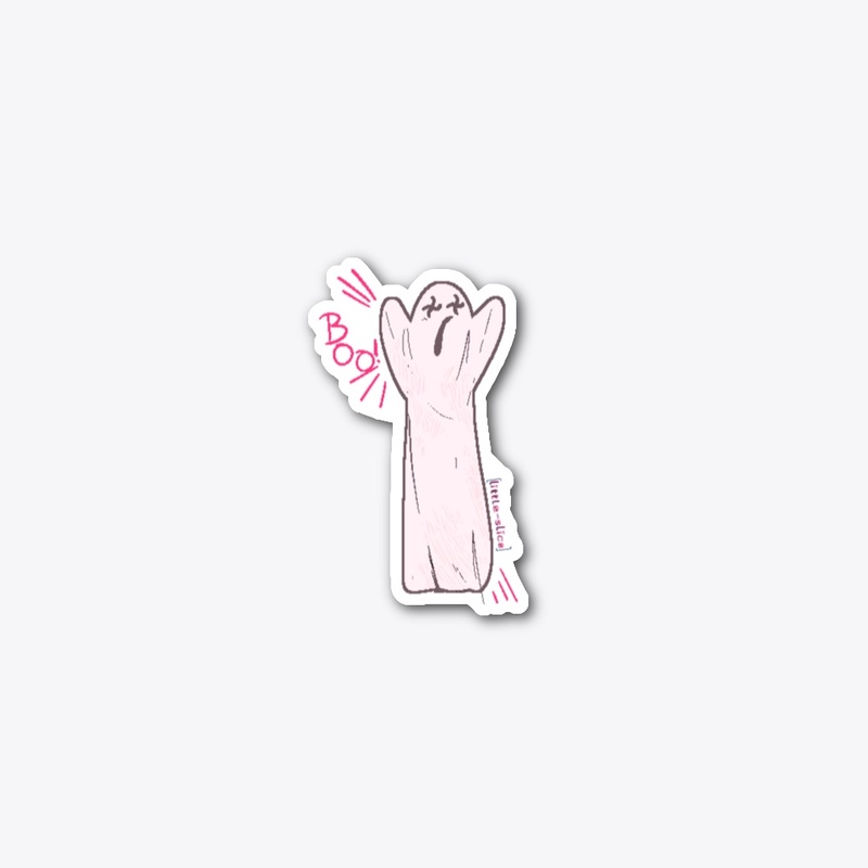 BOO! sticker