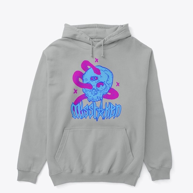 Misstaken Blue/Pink Snake &amp; Skull 