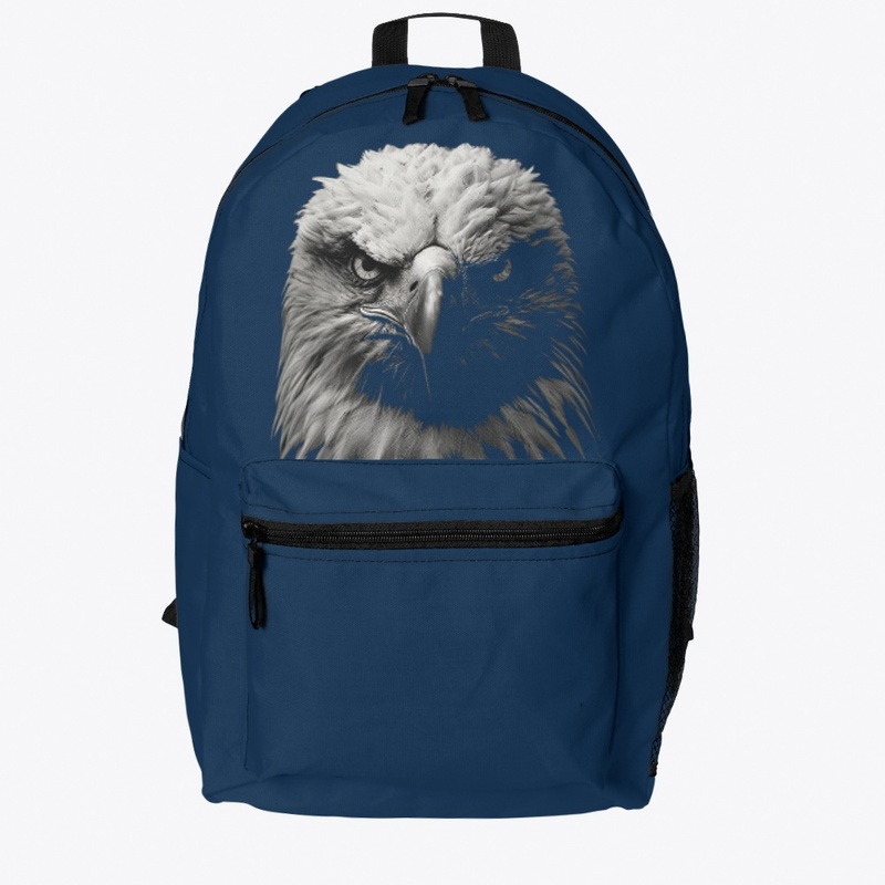 Eagle Portrait in Black and White