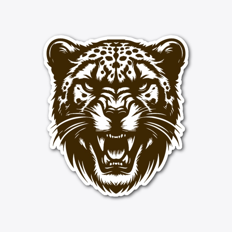 Fierce Angry Cheetah Artwork
