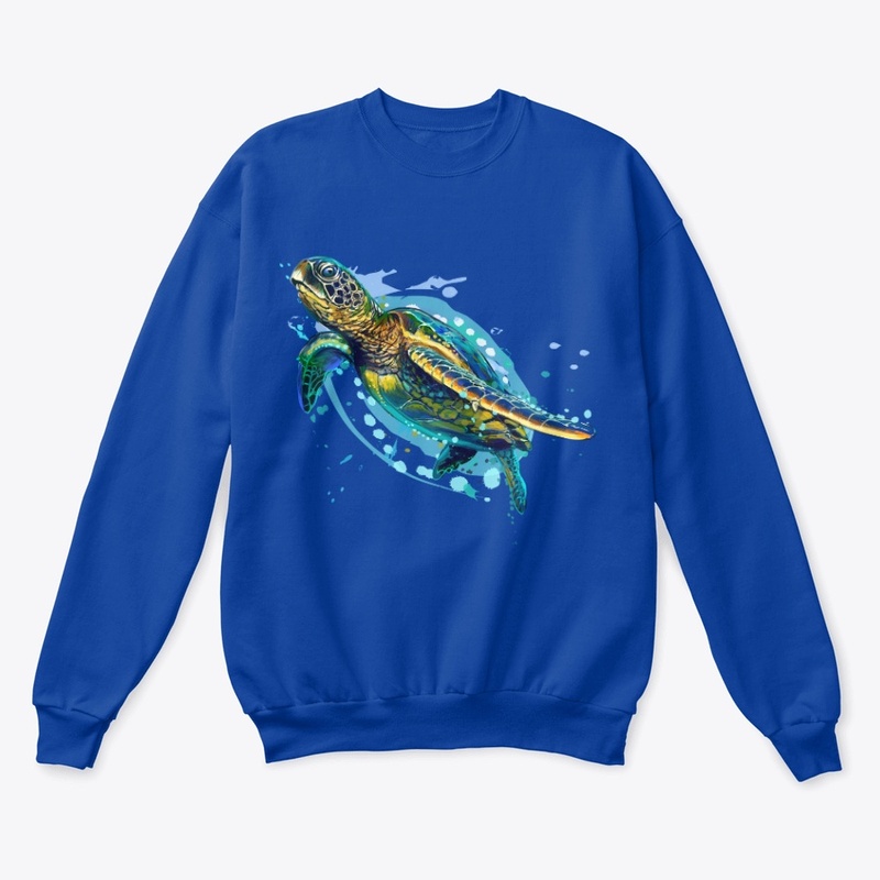 Sea Turtle Illustration 