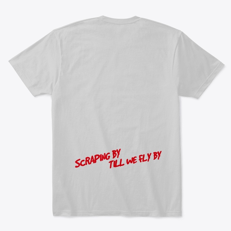 Scraping by men's tee