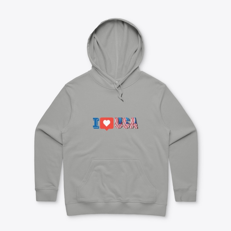 I Love USA for Independence Day 