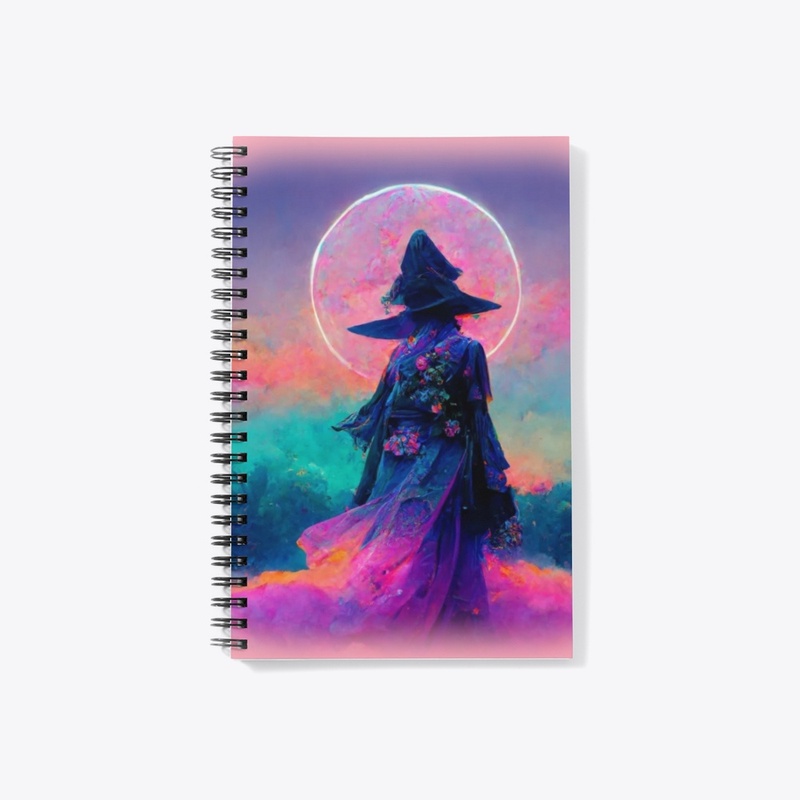 Vaporwave witch