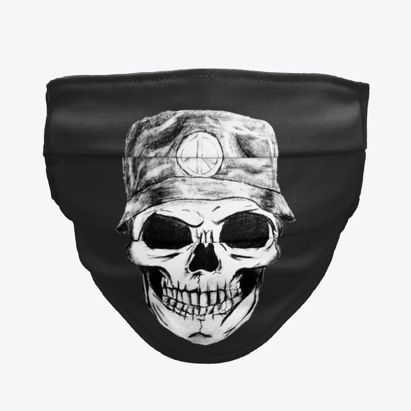 Skull and peace-accesories art