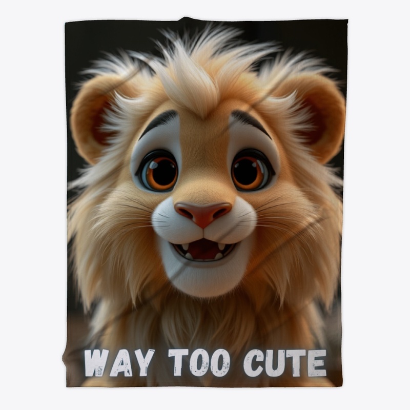 Way Too Cute - Lion