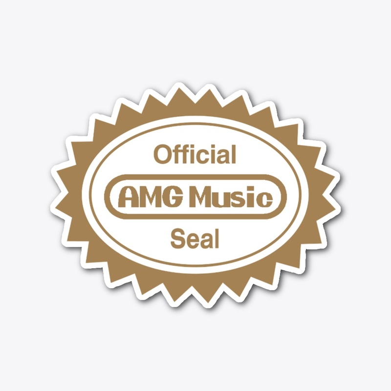 Official AMG Music Seal (Sticker)
