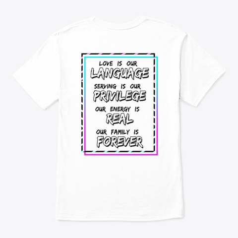 Core4 Collab White Camiseta Back