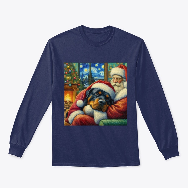Rottweiler & Santa