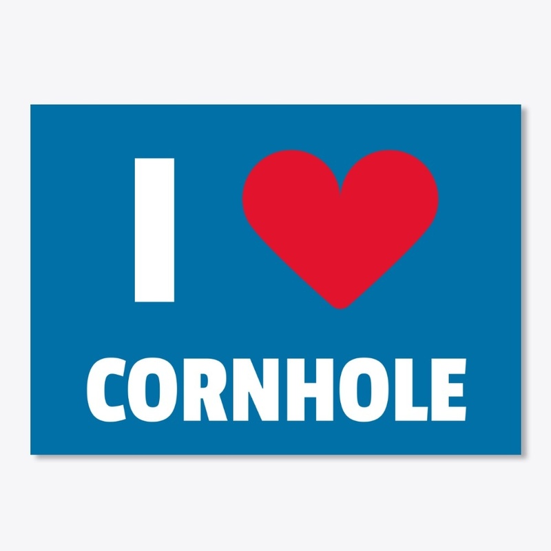 I LOVE CORNHOLE LINE
