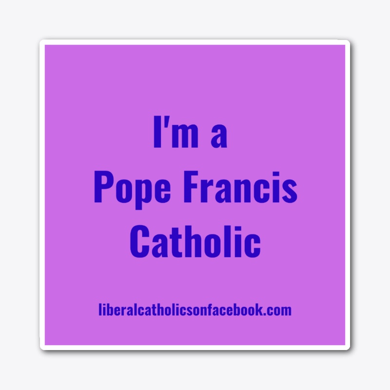 Pope Francis Catholic Sticker