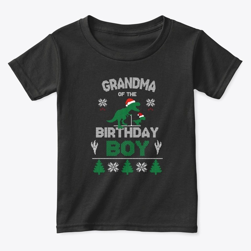 Grandma of the Birthday Boy Matching T-R