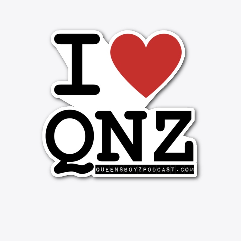 I Heart QNZ Slap Sticker