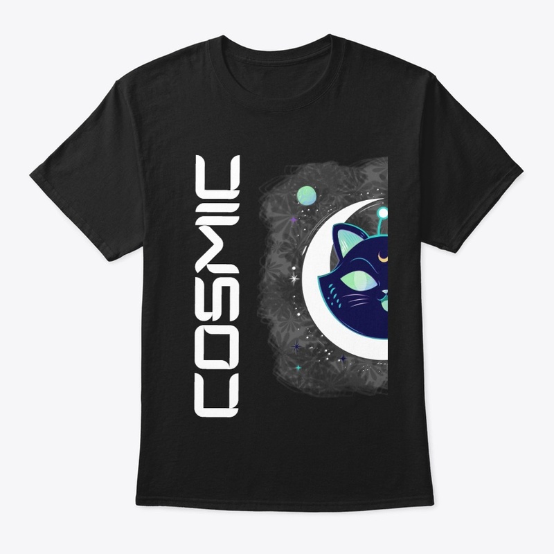 Cosmic Kitty Halloween Humor Design