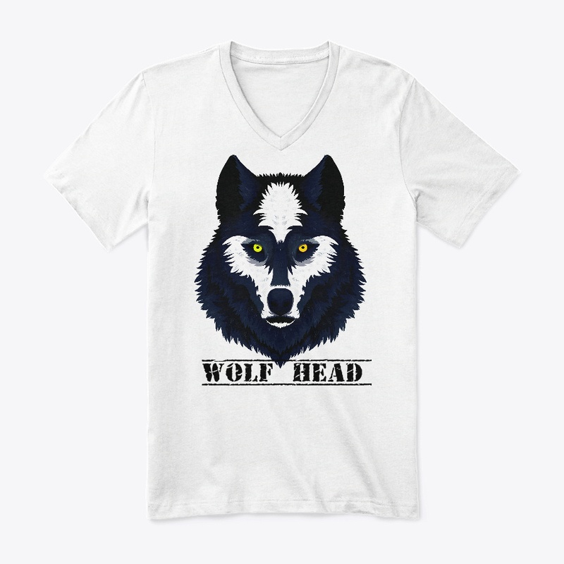 Wolf head silhouette
